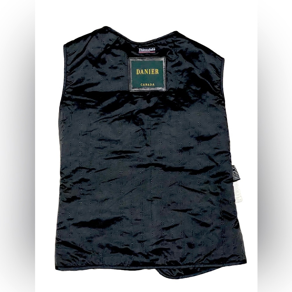 DANIER - Thinsulate (Thermal Insulation) for Women’s leather coats/jackets-Black